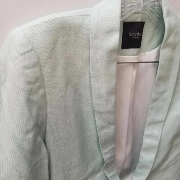 Smythe Shawl Collar One Button Blazer 2 - Picture 9 of 16